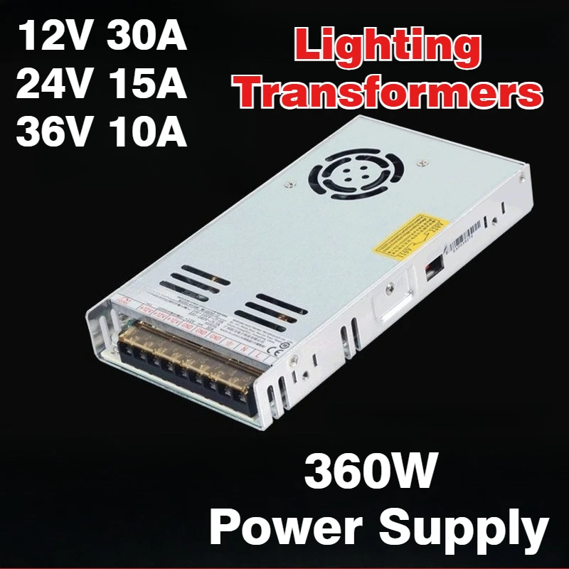 

12V/24V/36V Power Supply Adapter 360W Power Supply Transformer for LED Strip