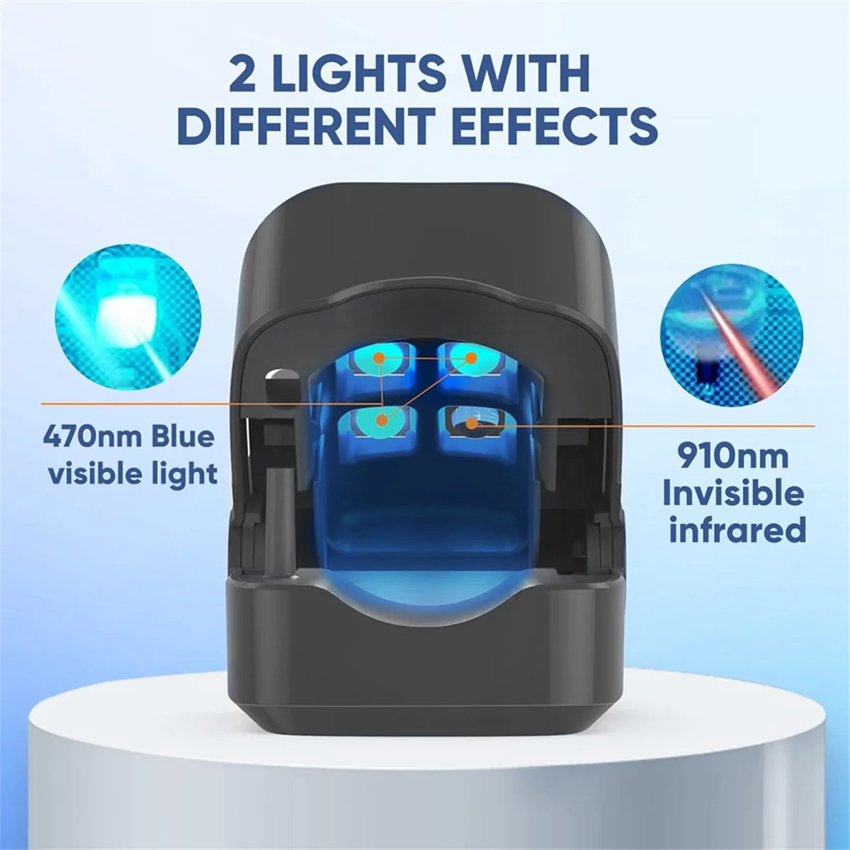 Lampu pembersih Fungu, perawatan Fung kuku untuk onychcoomysis sangat efektif untuk jari/kuku kaki C