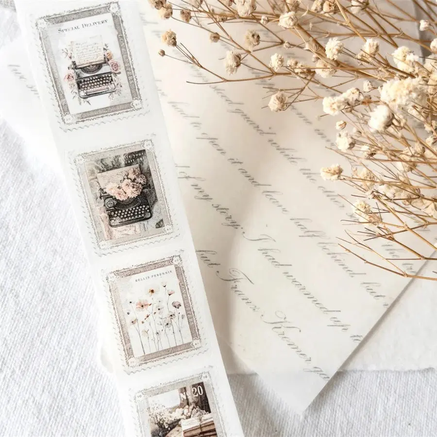 

Декоративная лента васи-пет с коллекцией штампов Gaby Stamps Love Letter