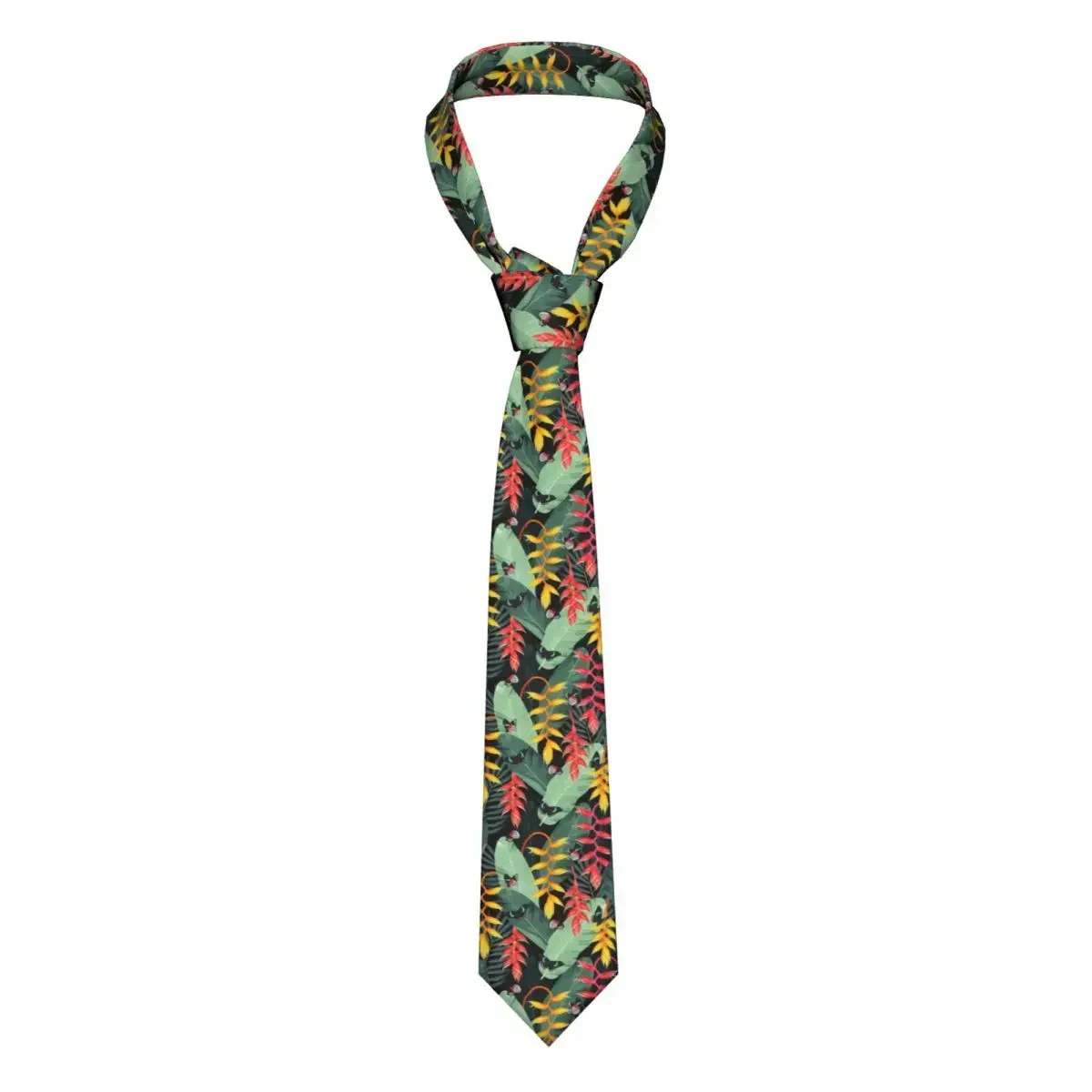 

Tropical Flowers And Butterflies Tie For Men Women Necktie Clothing Accessories