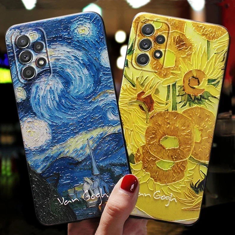 For Funda Samsung Galaxy A55 A54 A53 A52S A15 A52 A35 A13 A32 A14 A34 A33 A72 A73 A12 A51 A71 A24 A25 M54 M34 4G 5G Case Cover