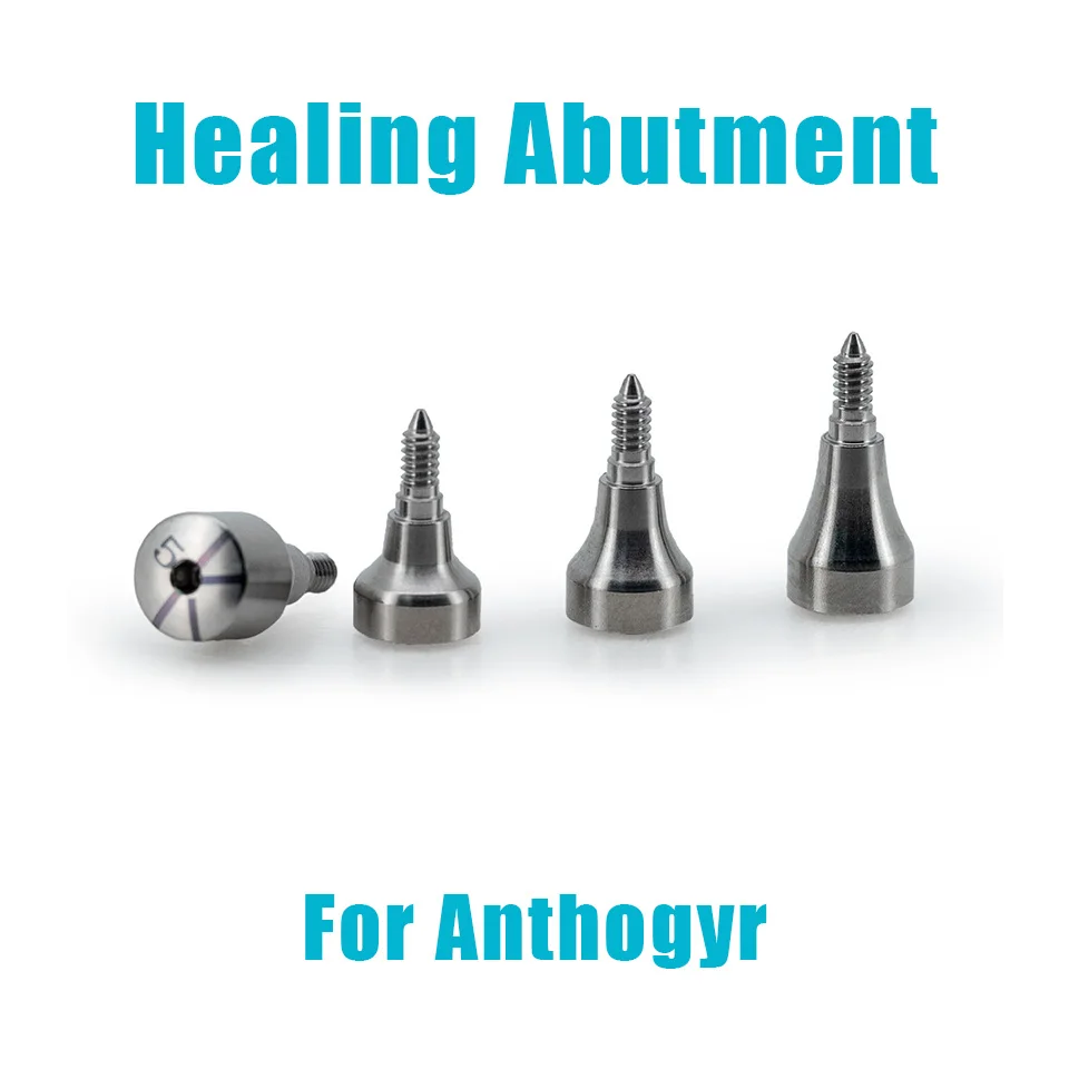 10Pcs Dental Healing Abutment Gingival Shapers Compatible Anthogyr ANT Titanium Alloy High Brightness Gloss Implant Accessories