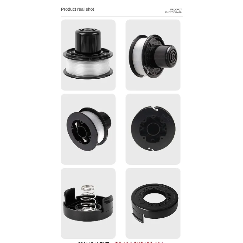 AB46-10PCS Lawn Mower Accessories RS-136-BKP/682378-02 Replacement Spool Mowing Head