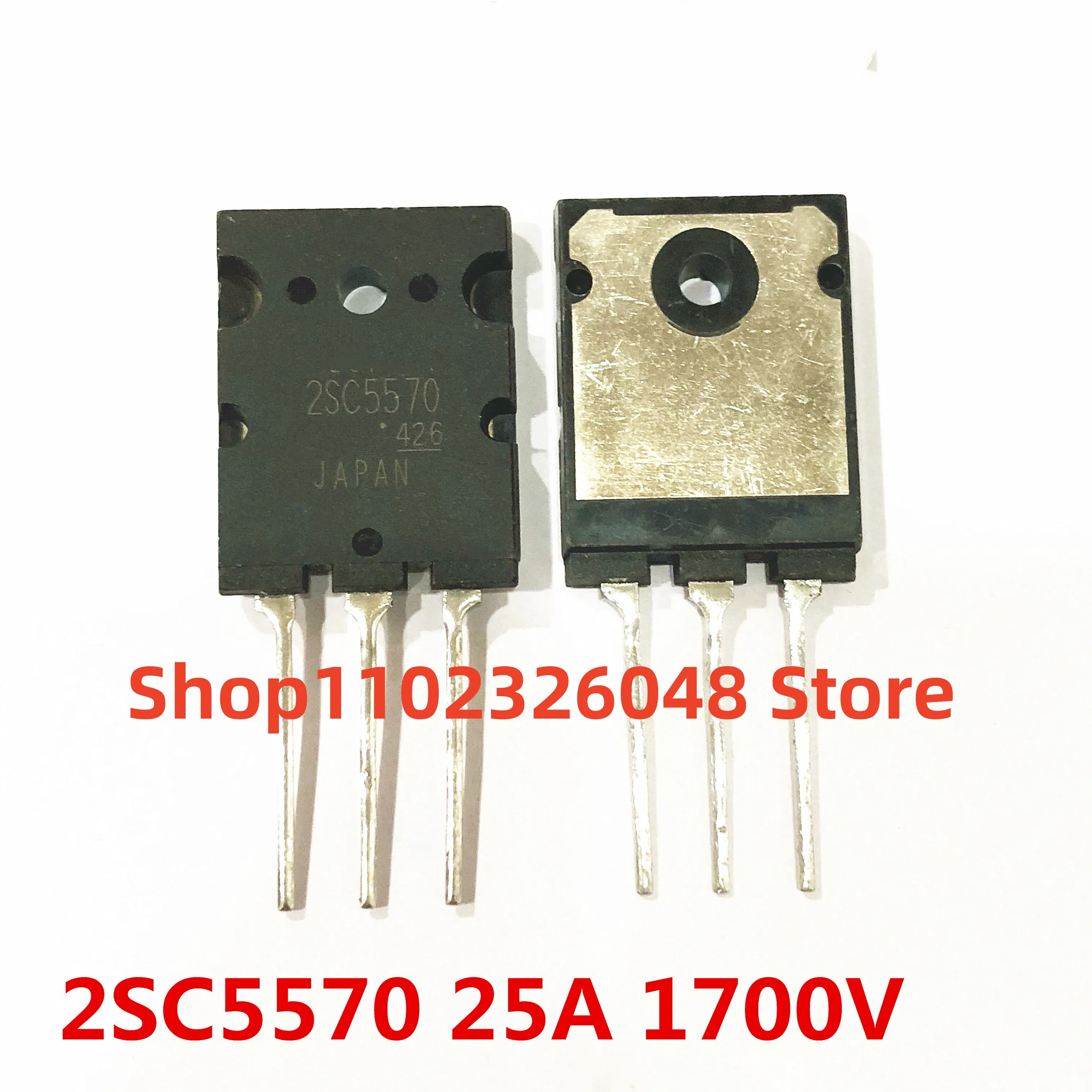 10PCS 2SC5570 C5570 TO-264 Ultrasonic Dedicated High-power NPN Transistor 25A 1700V 220W    CHIP  IN STOCK