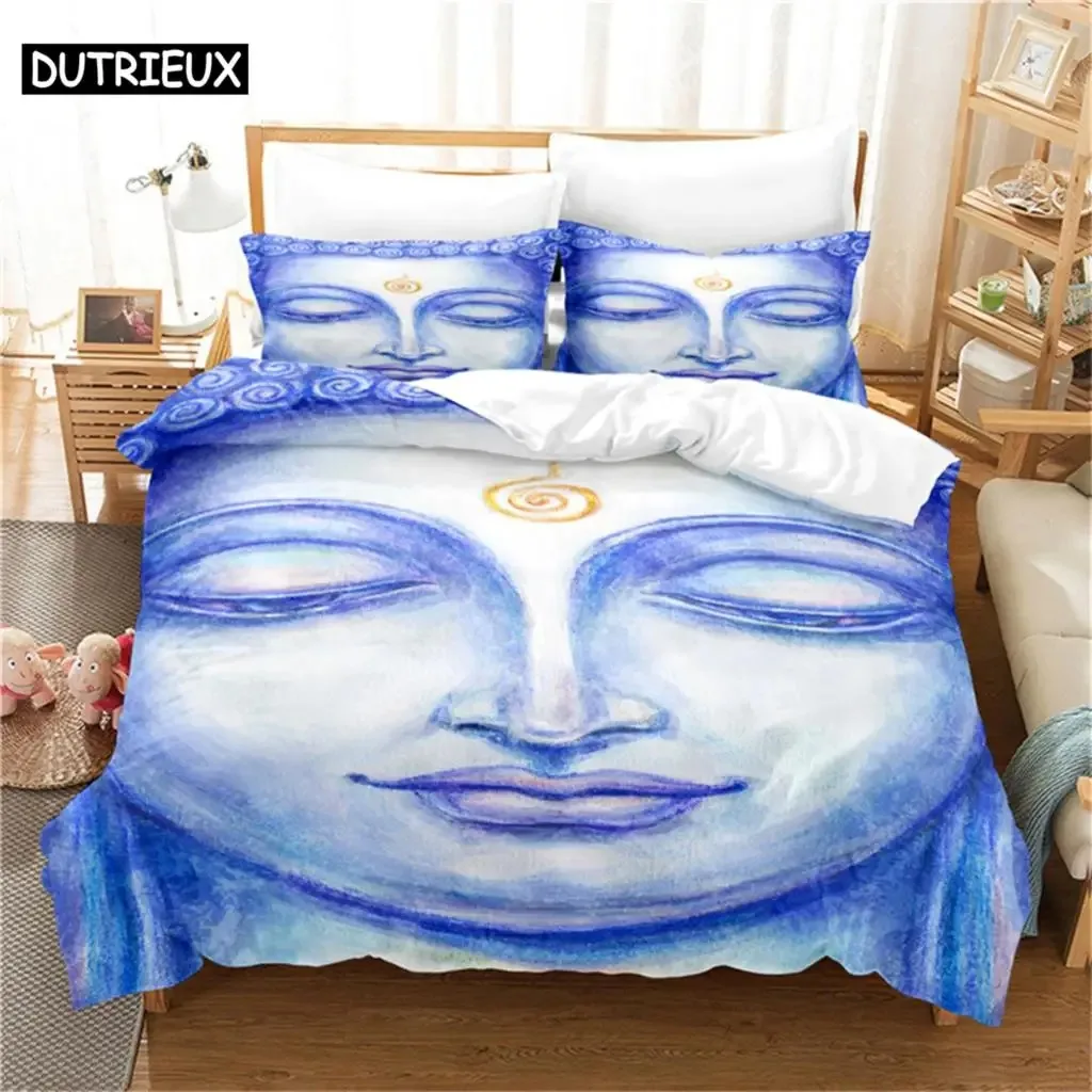 

Buddha Statue Bedding Set Duvet Cover Set 3d Bedding Digital Printing Bed Linen Queen Size Bedding Set Fashion Design