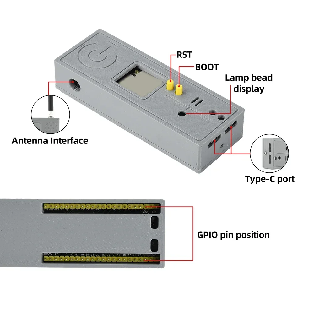 ESP32-S3 WiFi BT Entwicklungsboard mit Dual-Core-Prozessor, 150 Mbit/s Datenrate, Energiesparmodus, N16R8 N8R2 für IoT-Projekte – Detail 24