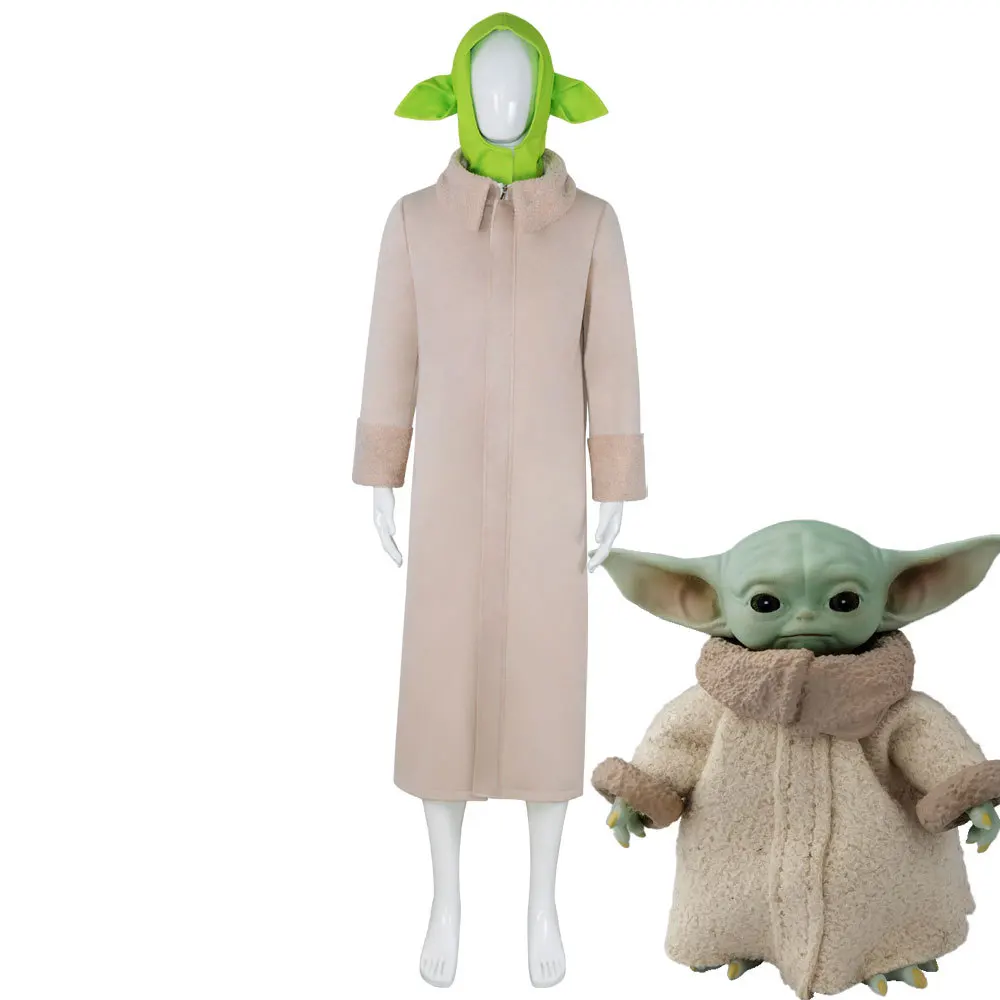 

The Mandalorian Cosplay – Baby Yoda (Grogu) Children's Costume Set for Halloween and Cosplay Events
