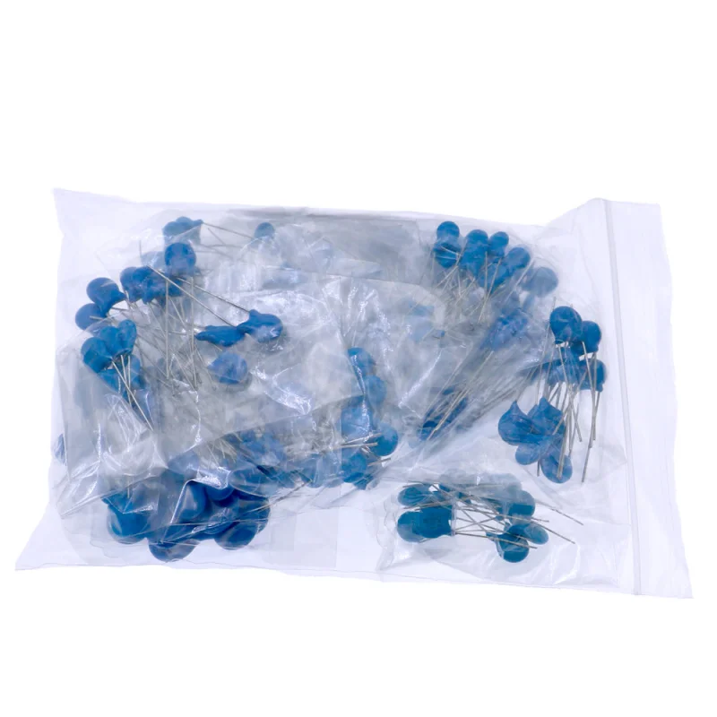 200pcs 20Value 18pF-223M Ceramic Capacitor Assorted Set 1KV 2KV 3KV High Voltage Capacitance Assorted Kit