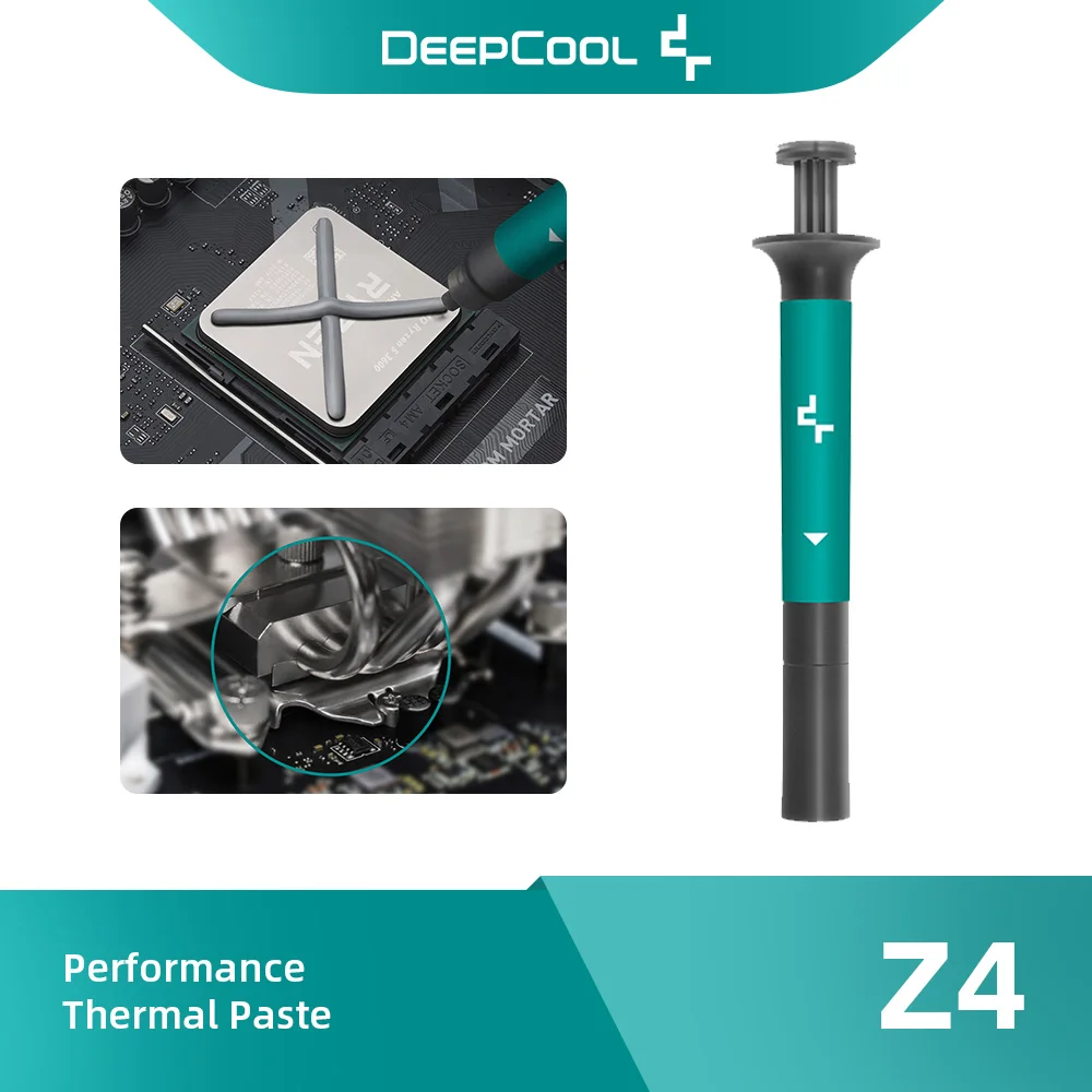 

Охладитель воды DeepCool Z4 для видеокарты, термопаста, 2g, смазка CPU охладитель 0,07 °C · cм²/W rtx 3060, термический охладитель для ноутбука