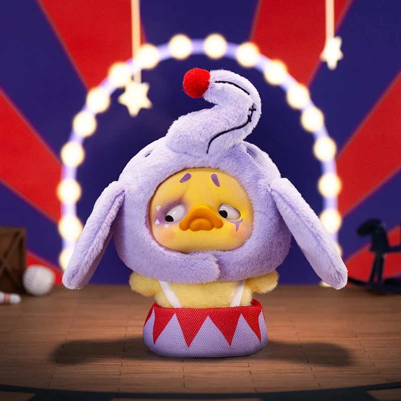 

New Upsetduck Crazy Circus Series Plush Blind Box Kawaii Mystery Box Action Anime Figure Collectible Model Doll Surprise GiftToy