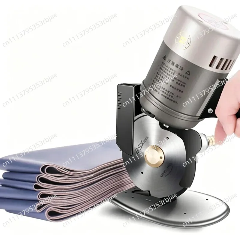 350W Electric round Knife Cutting Machine 125MM Width for Cloth Leather Blanket Fabric Cardboard - up to 4.5CM Thick Cutting