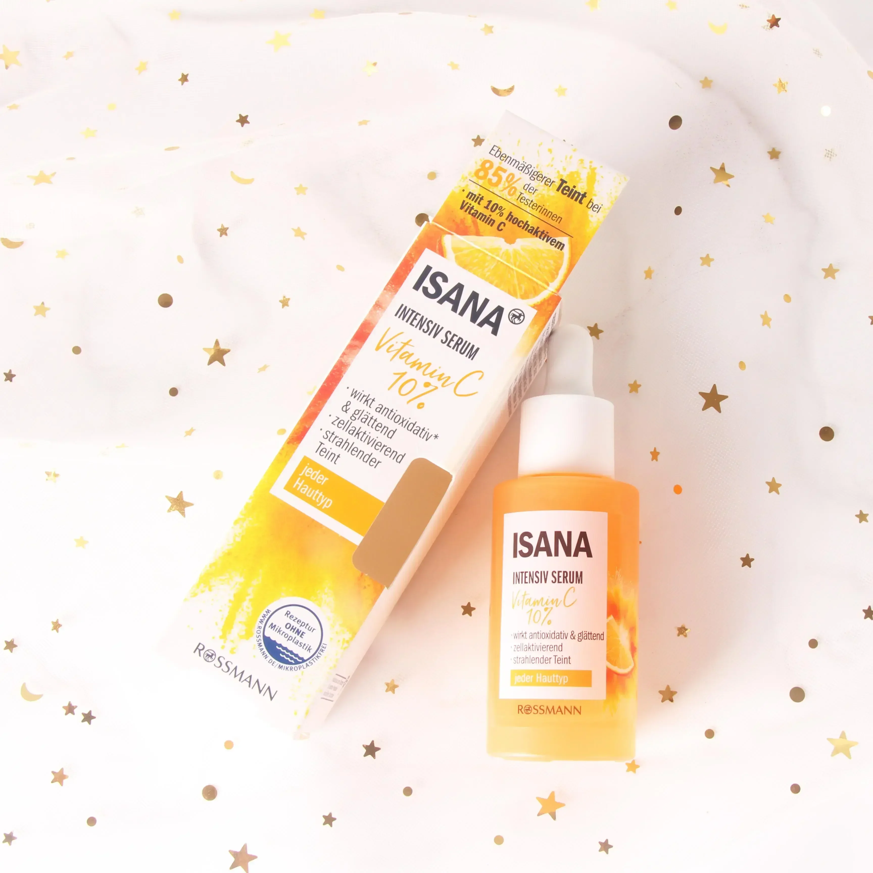 Germany Isana High Intensive Vitamin C Serum 30ml Facial Skin Whitening Care Essence VC & Hyaluronic Acid Moisturizing Brighten