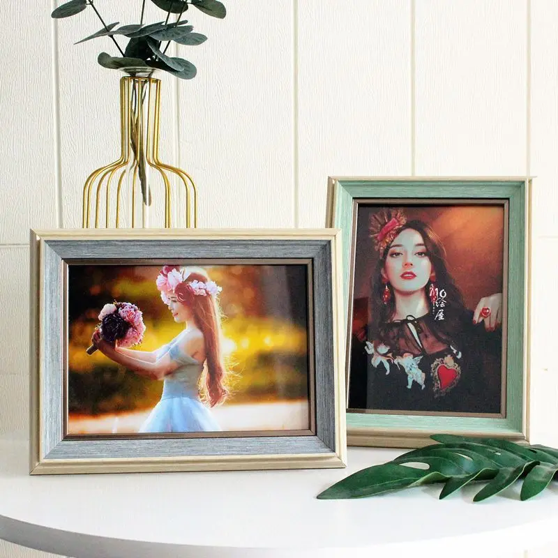 Creative Photo Frame, 6-inch 7-inch 8-inch 10-inch A4 Image Frame, Picture Frame, Decorative Photo Frame, Wooden Wall Frame