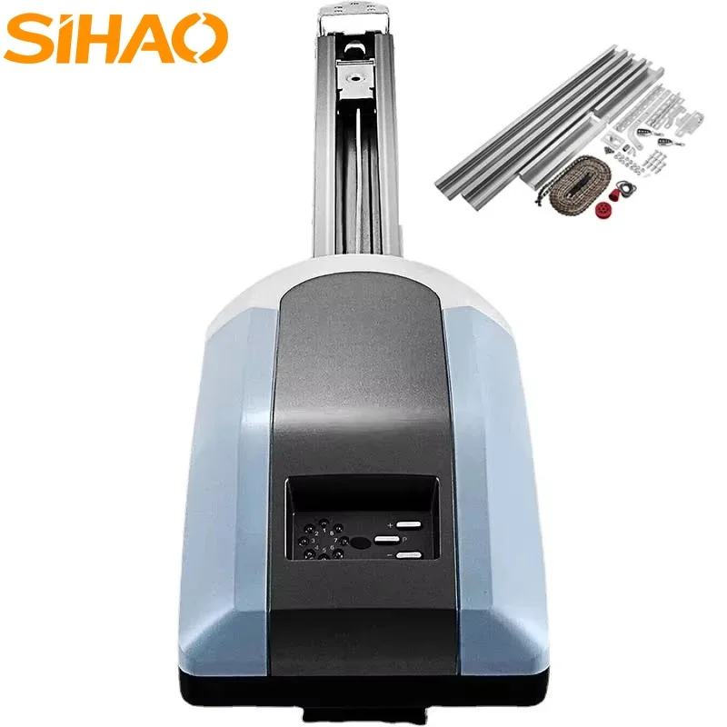 SIHAO Abridor automático de porta de garagem elétrico 220V com motor CA extremamente silencioso com controle remoto e acesso ao motor resistente