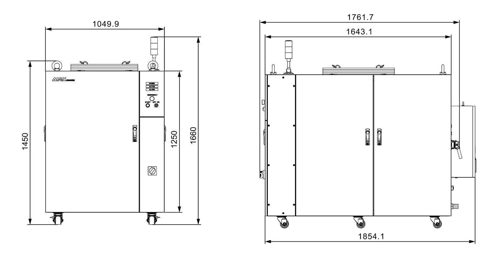 MAX MFMC 20000W High Power Fiber Laser Source Multi Module CW For Metal Cutting Used Manufacturing Plant Construction