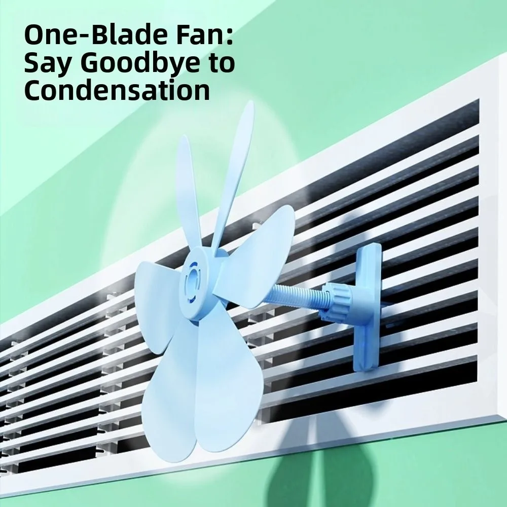 Wall Mounted Air Conditioning Ventilator Adjustable Anti Direct Blowing Conditioning Guide Fan Windmill Shaped Energy Saving