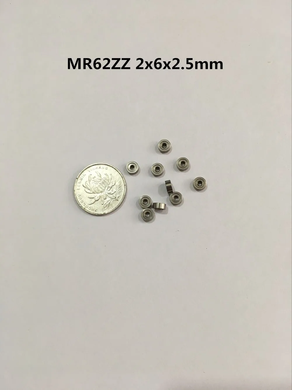 10pcs Mini Bearing MR62ZZ 2x6x2.5mm MR62ZZ-2 2*6*2mm 692-2 R-620ZZ MF62ZZ Miniature Model Bearing Ball Bearing Flange Bearing