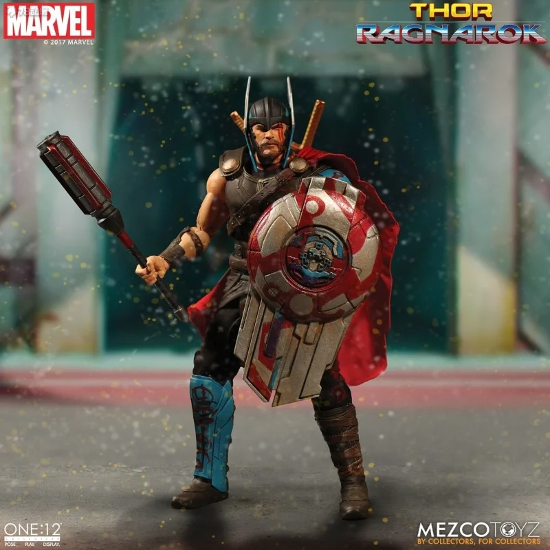 

Original MEZCO Ant 6-inch Joint Mobile Doll Marvel Movie Thor 3 Gladiator Thor Action Figure Model Toy Gifts in stock