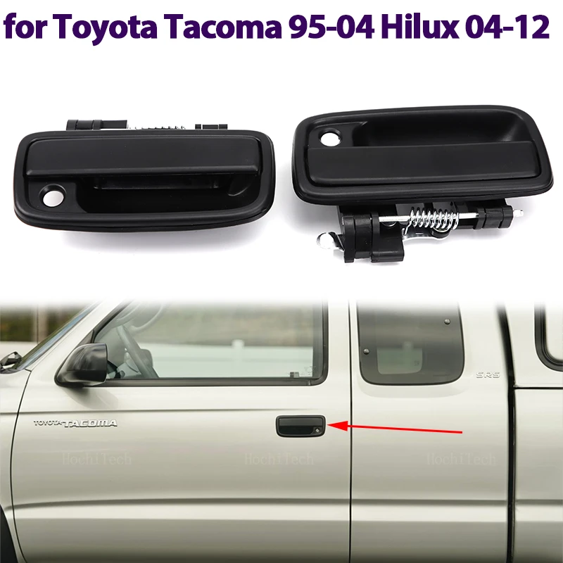 Parte Exterior de la manija de la puerta del coche, parte delantera, trasera, izquierda y derecha, para Toyota Tacoma 1995-2004, Hilux 02-12, 69220-35020, 69210-35020