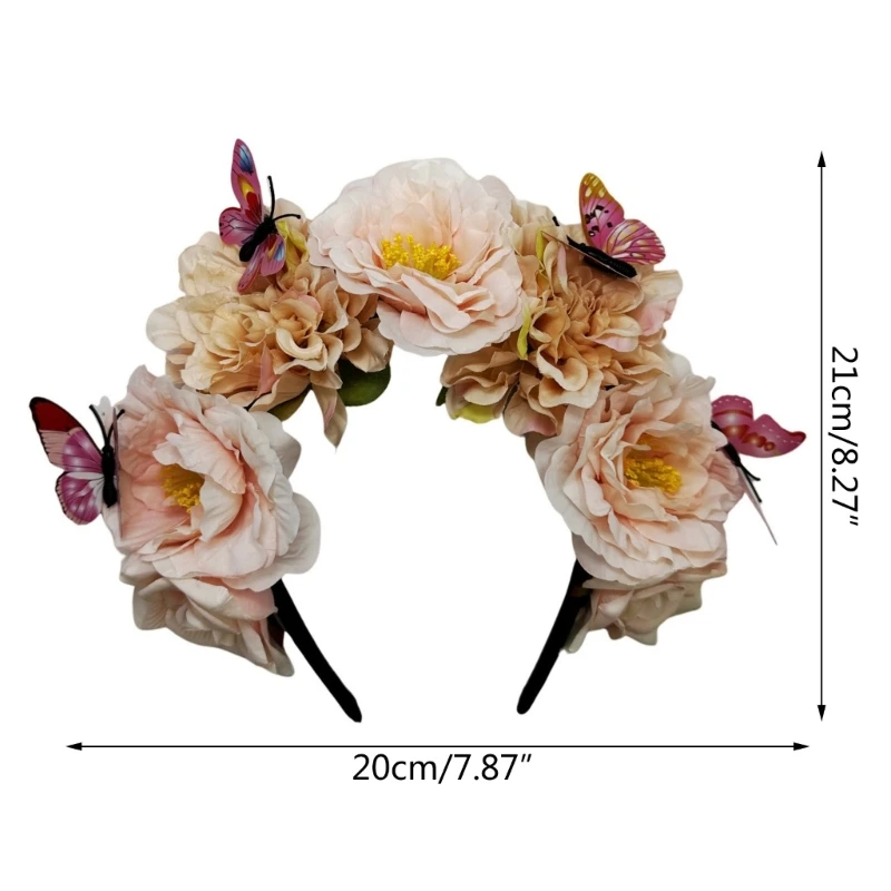 Cor flor forma hairband luxuoso modelo mostrar tiaras noiva estilo bandana dropship