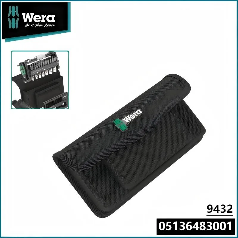 

Сумка для инструментов WERA 05136483001 из холщовой ткани - 2 кармана, 203x89x58 мм, чехол для ручных инструментов и аксессуаров