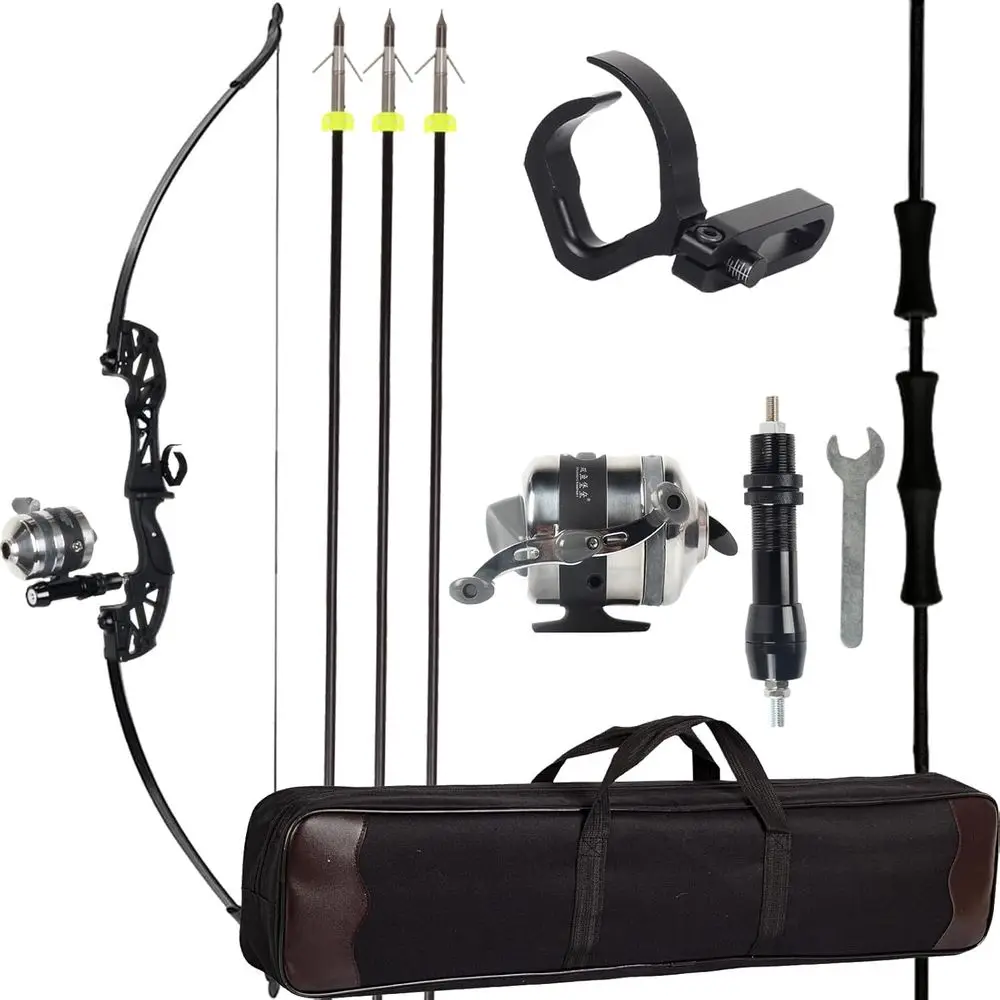 

Набор для стрельбы из лука: 40-фунтовый рекурсивный лук с прочной искусственной кожей и прочными стрелами для стрельбы и охоты