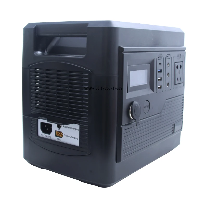 

1000 watts solar generator camping lithium battery camping portable equipment power station camping activities home backup