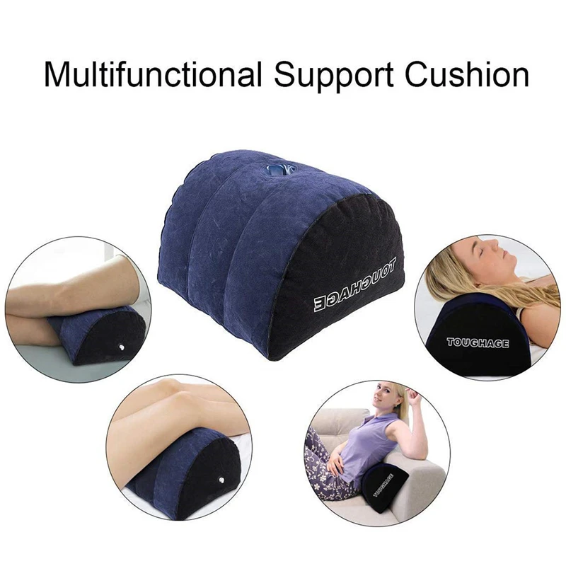 Inflatable Wedge Pillow Love Position Air Cushion Furniture Pillow Body Support Pads For Men Women Games Toys Pillow