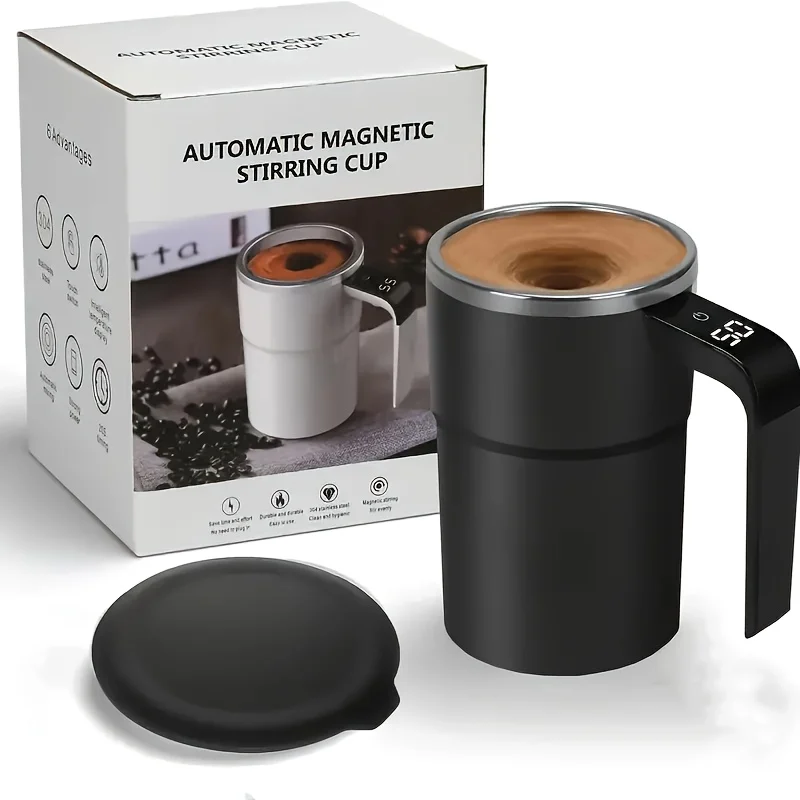 

Automatic Stirring Cup Rechargeable Portable Coffee Electric Stirring Stainless Steel Mixer Rotating Magnetic Self Stirring Mugs