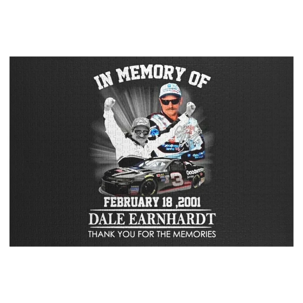 

In Memory Of Dale Earnhardt Essential T-Shirt Jigsaw Puzzle Personalized Name Custom Wooden Gift Personalised Jigsaw Puzzle