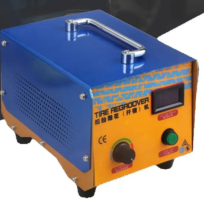1000W Tire Regroover Rubber Cutter, Truck Tyre Grooving Machine, Tire Groover Tool with Blades, 110V TR-1KW
