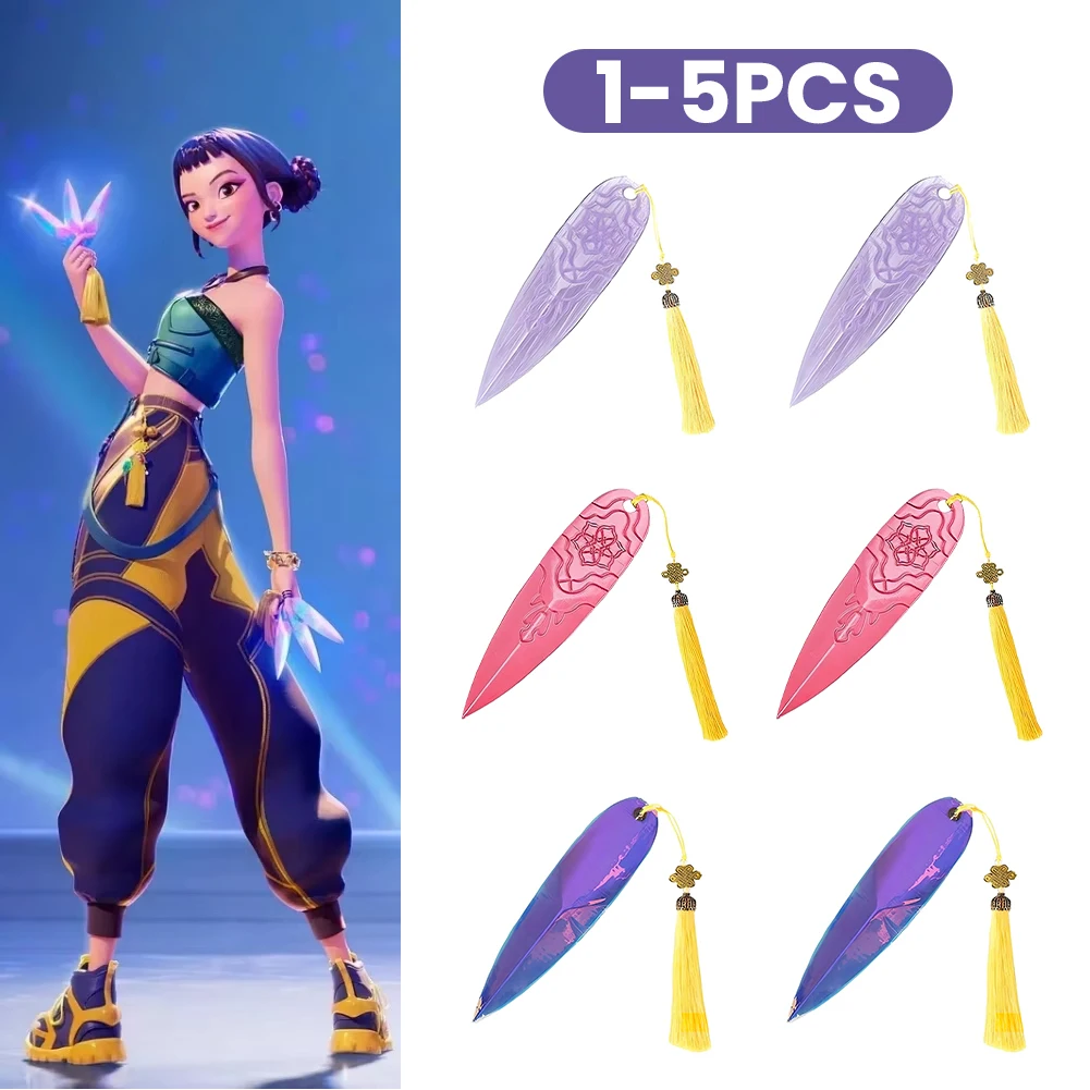 

Zoey Kpop Demon Hunters Cosplay Dart Boomerang Weapons Roleplay Props for Girl Group Idol Halloween Carnival Costume Accessories