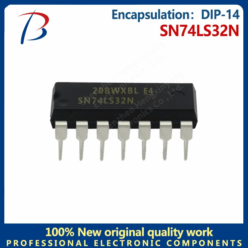 10PCS SN74LS32N in line with DIP-14 four groups of 2-input or gate positive logic circuit