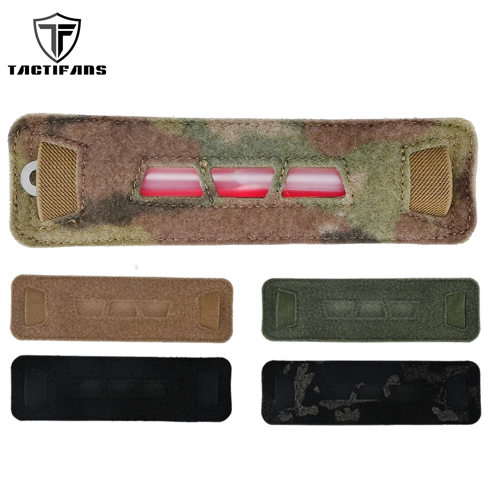 Glow Stick Pouch  Hook Loop Panel Tactical Chemlight Pen Holder Paintball Light EDC Organizer For Airsoft Hunting Gear Vest 500D