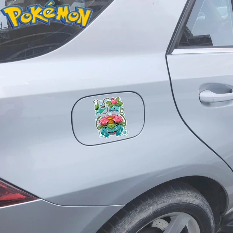 Pokemon car waterproof stickers Pikachu Squirtle Mewtwo Gengar Snorlax Charmander Mimikyu decorative birthday Christmas gift