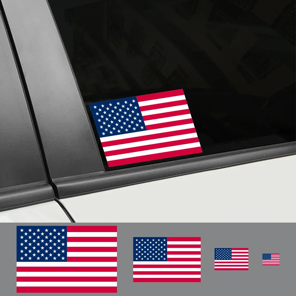 American Country Flag Graphics Car Sticker Personalized USA Vinyl Decals Car Door Body Window Side Decoration Decals Accessories
