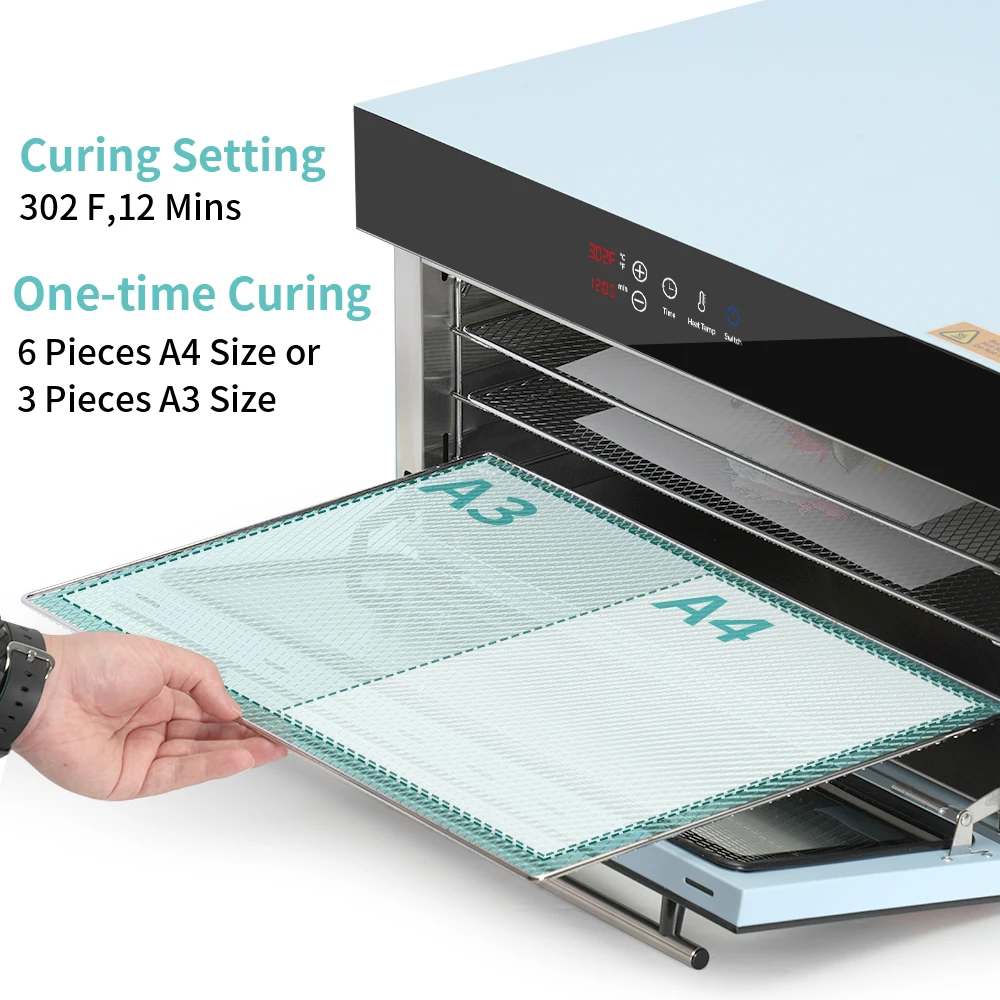 

PYD Life Desktop DTF Oven A3 Professional Heated Oven DTF Powder Dryer with Pet Film Air Purifier