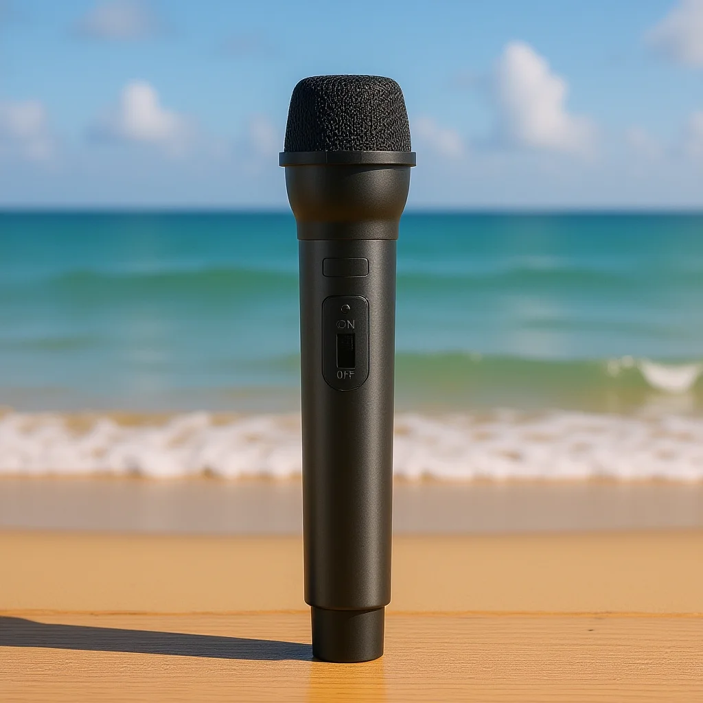 Microphone de scène réaliste pour la pratique de la parole, accessoires photo pour fêtes, événements cosplay, renforcement de la confiance des enfants