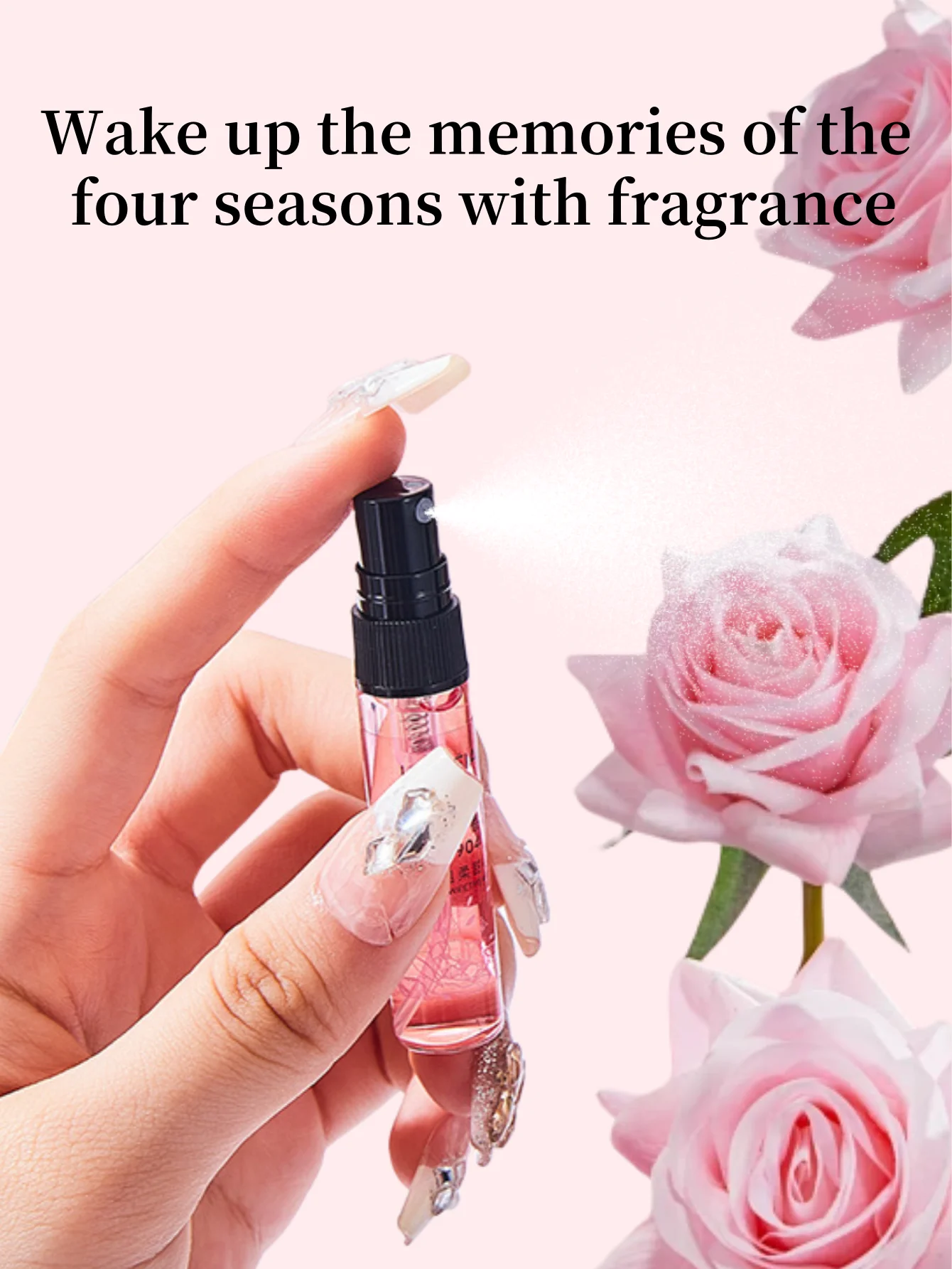 Juego de Perfume para mujer, 5 uds., 5ml, tono floral, fragancia ligera natural de larga duración, caja de regalo, perfume de bolsillo de viaje, regalo para niña