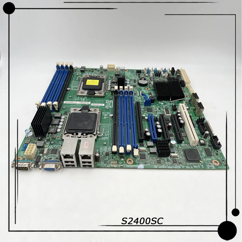 

S2400SC для серверной материнской платы Intel LGA1356, поддержка процессора серии E5 2400, будет протестирована перед отправкой