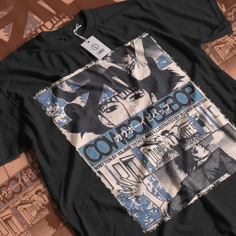 

Aesthetic Cowboy Bebop Vintage Anime Movie Streetwear Unisex Classic Graphic Unisex Short Sleeve T-Shirt