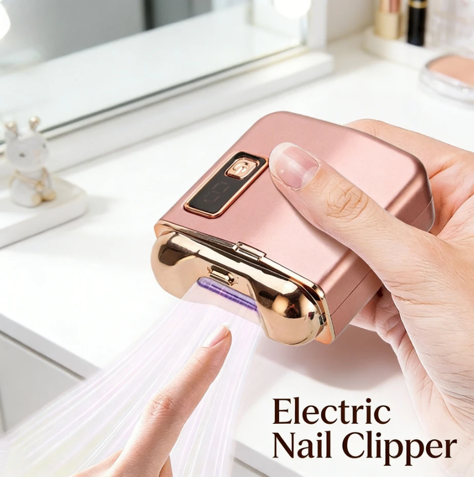 

Электрическая машинка для стрижки ногтей 2026 с подсветкой, долговечной батареей, безопасная, для ежедневного ухода за ногтями и домашнего использования