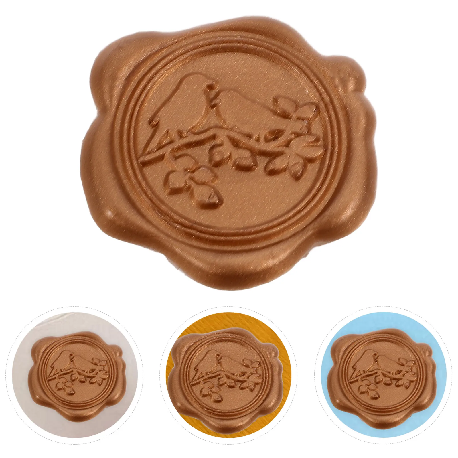 Planner Invito Lettera Sigillante Adesivi Laca Cera Buste autoadesive Trasparente Rotondo per