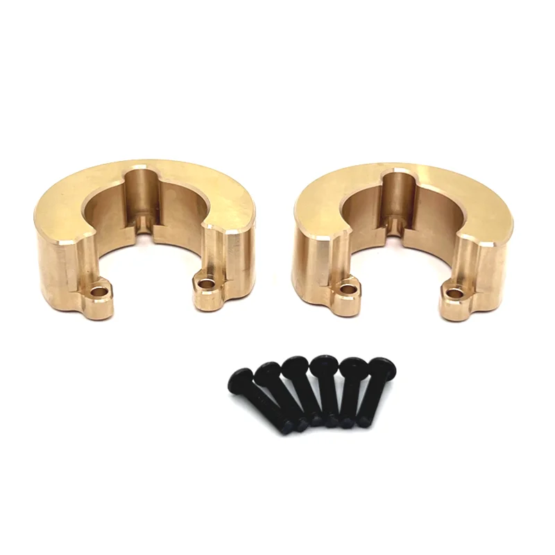 Ferngesteuertes Auto, Metall-Upgrade-Zubehör, Messing-Vorderrad-Gegengewicht, passend für YK 1/10 YK4106 YK4107 RC-Autoteile