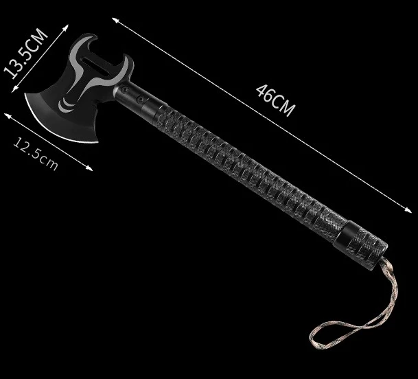 في الهواء الطلق متعددة الوظائف بقاء التكتيكية الفأس مركبة محمولة قطع مكافحة الحرائق المحمولة التخييم أداة الطوارئ