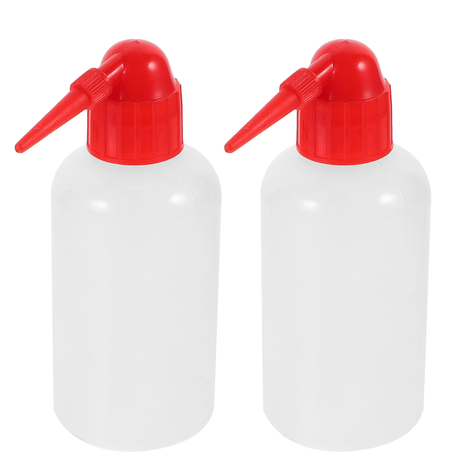 Chemical Wash Bottle for Lab Safety: 2-Pack, 250mL Graduated Squeeze & Measuring Bottle with Narrow Mouth