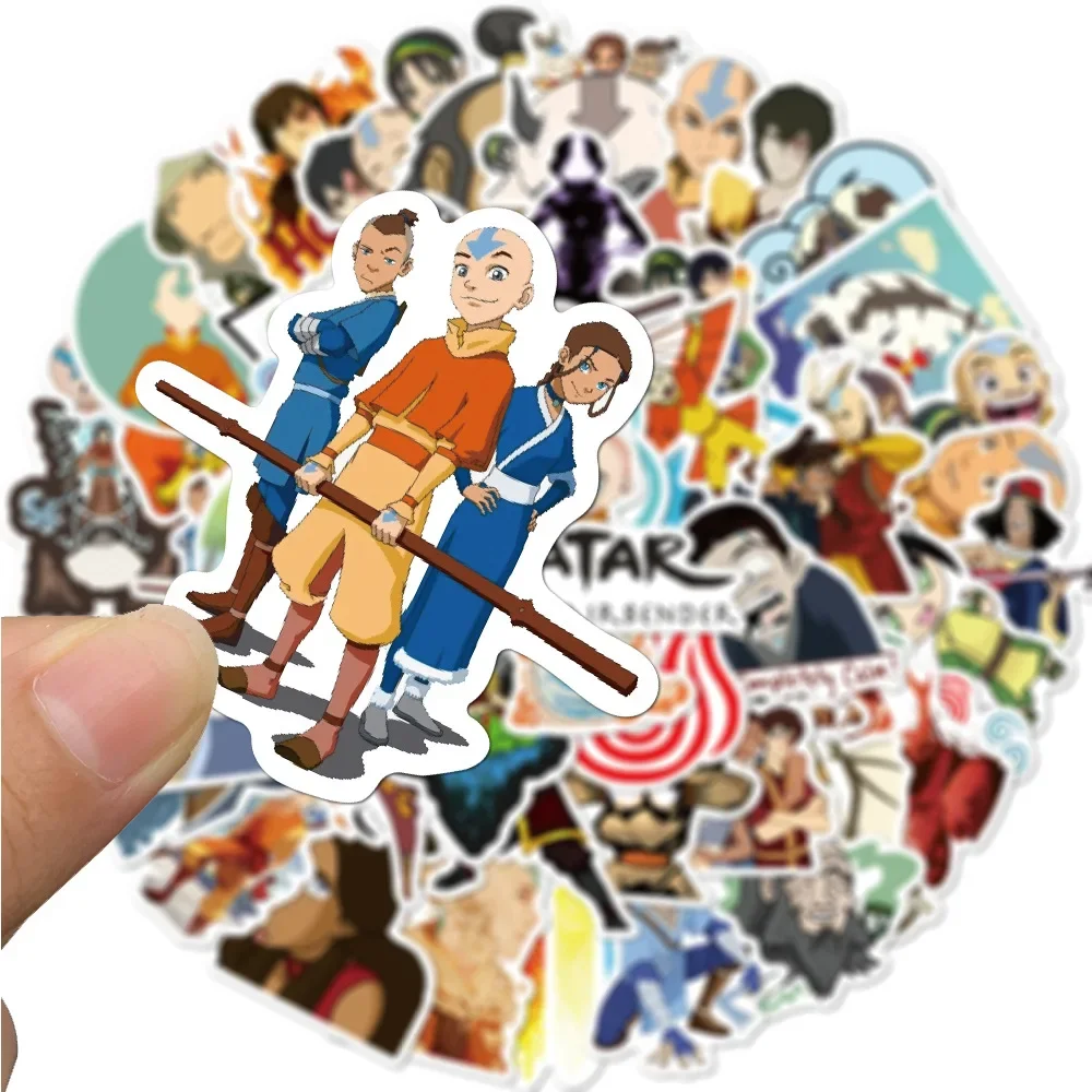 50pcs Cartoon Avatar Last Suitcase Computer Waterproof Stickers