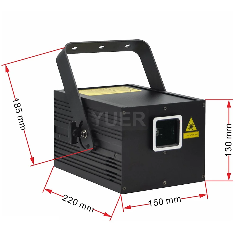 1W 2W 3W With ILDA Stage 3D Animation Scanner DJ Laser Light DMX Beam Projector Bar Club Disco Christmas Party Wedding Show