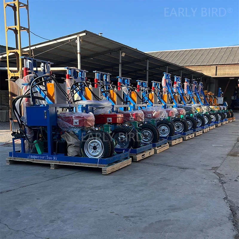 Portable Water Well Drilling Machine Diesel Hydraulic Wheeled Lightweight Easy Move 100m 150m 200m