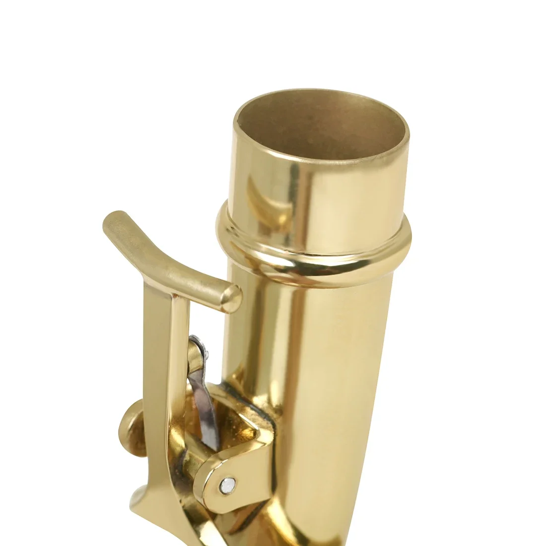 HK-LADE سوبرانو مستقيم الرقبة الساكسفون عازمة الرقبة النحاس HK-3 الساكسفون المعبرة مع شفرة الفلين عالية الجودة هدية صندوق ساكس جزء